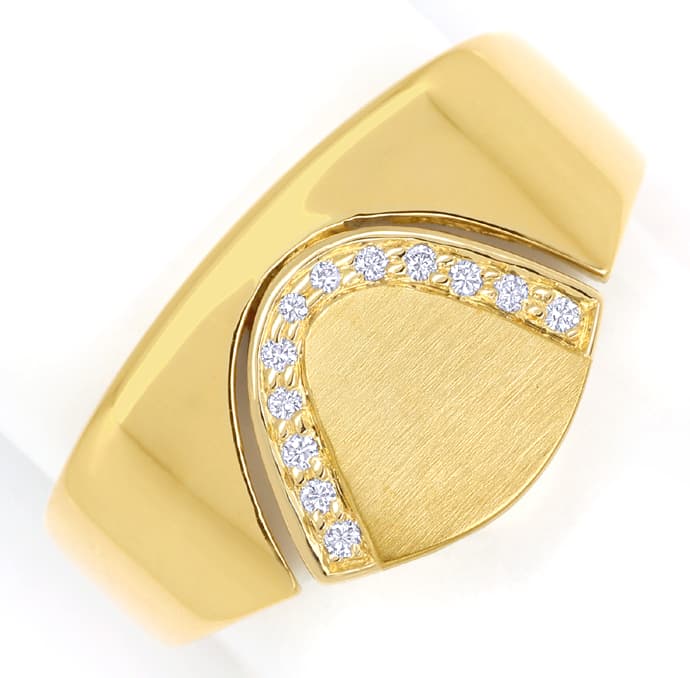 Foto 2 - Wundervoller Designer-Ring mit Brillanten 18K Gelbgold, S1474