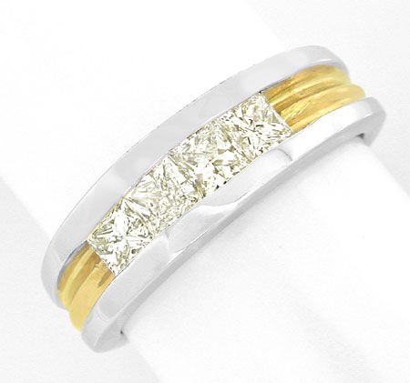Foto 2 - Memory Diamant-Ring 0,7ct Princess Cut, 18K, S8905